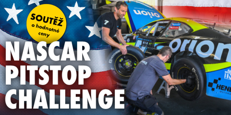 Soutěž NASCAR Pitstop Challenge o sadu pneumatik Goodyear a další hodnotné ceny! Přihlaste se i Vy!