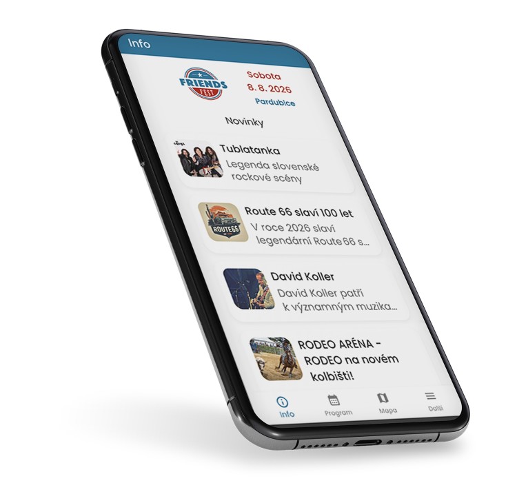 OFICIÁLNÍ APLIKACE FRIENDS FEST!